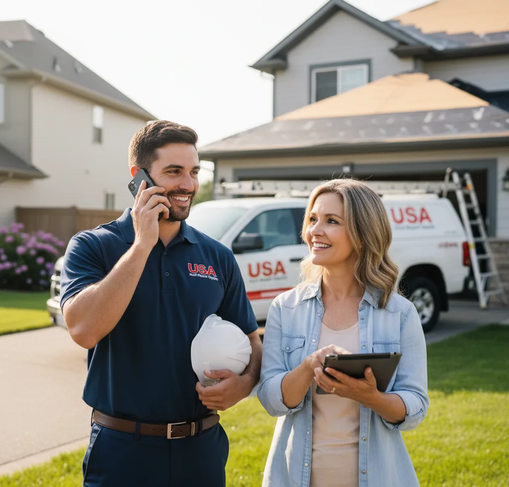 USA Roof Repair Experts customer support in Patriot